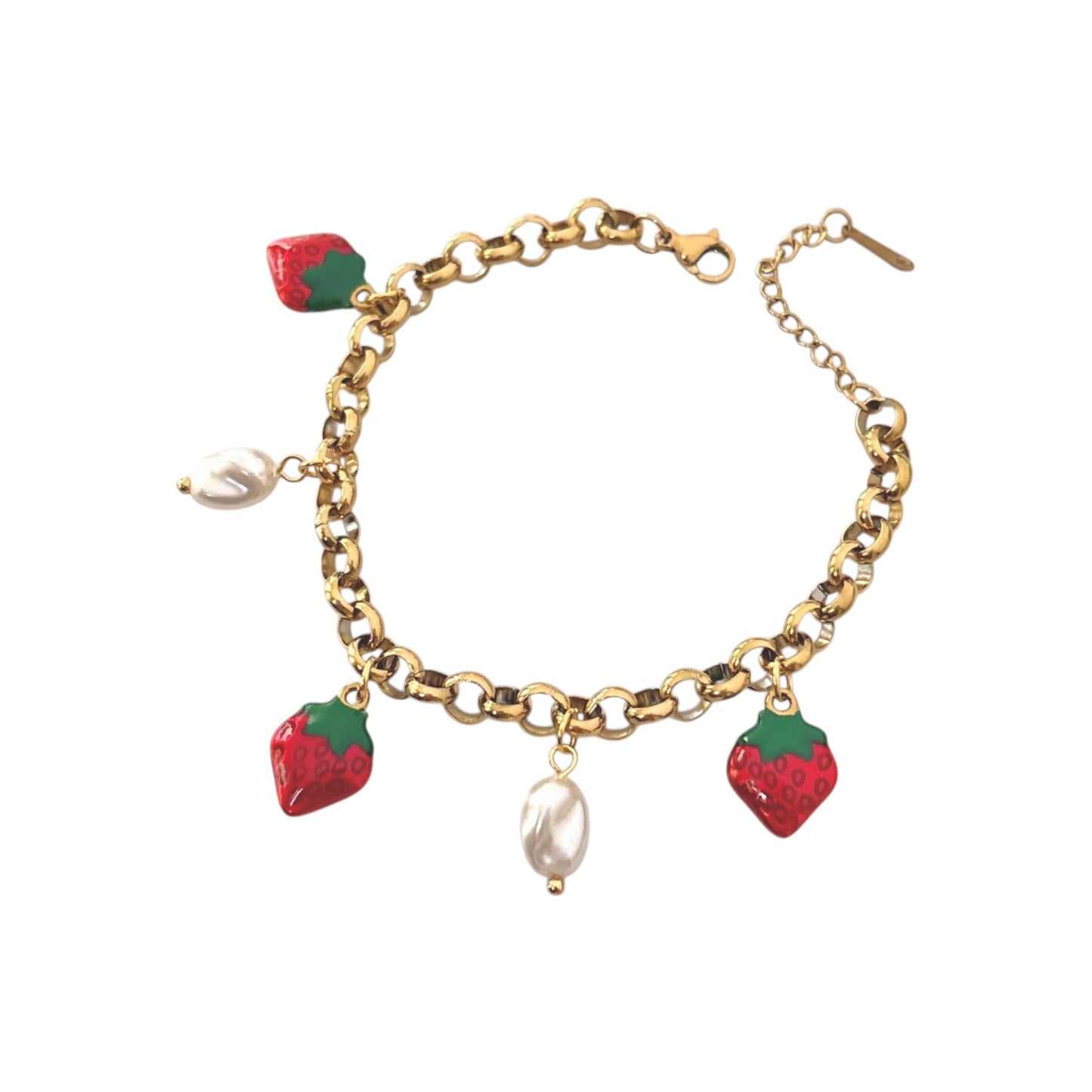 Strawberry Shortcake Charm Bracelet