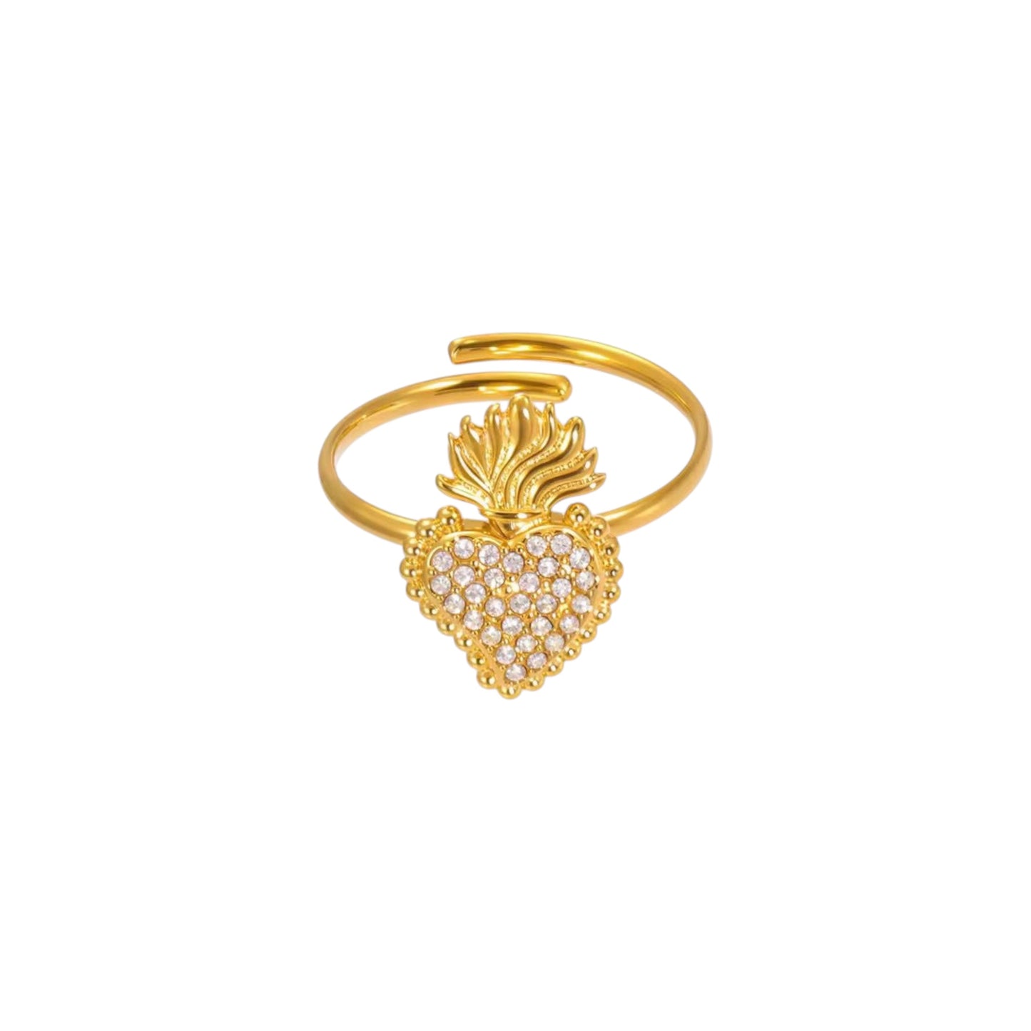 Berry Crownie Pave Ring