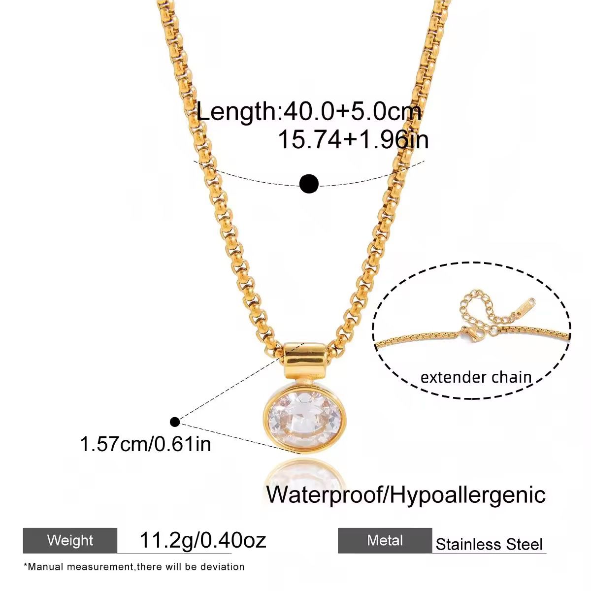 Luma Aurea Solitaire Necklace