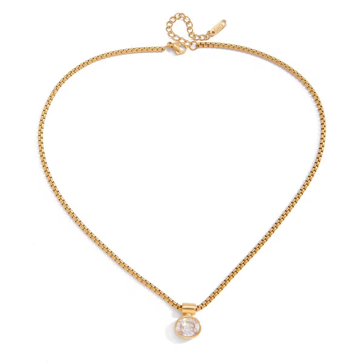 Luma Aurea Solitaire Necklace