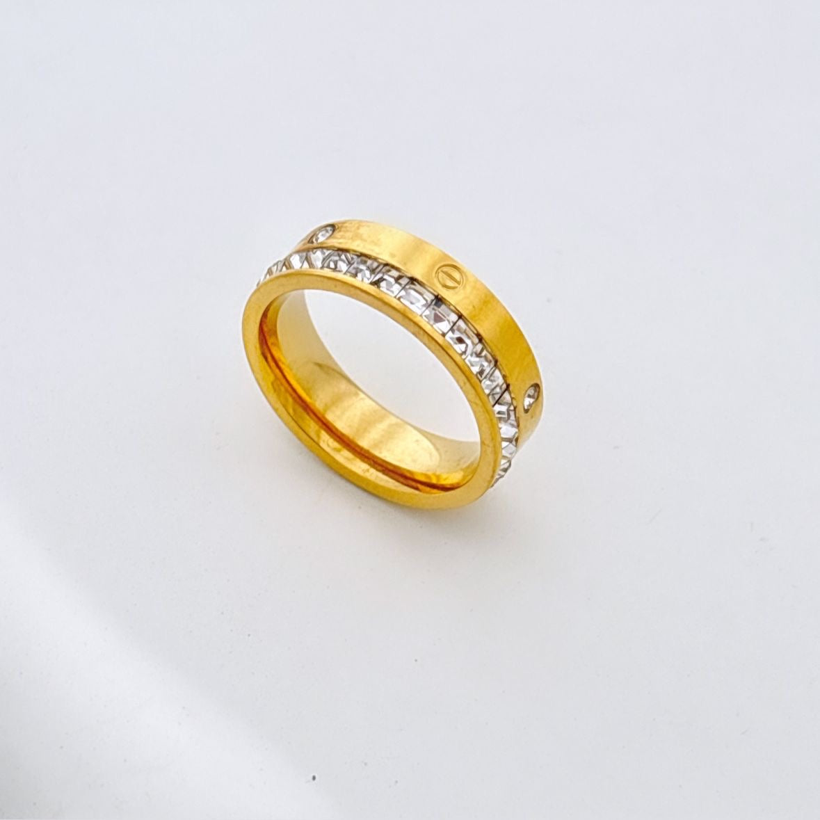 Amour Diamanté Love Cz Ring -18K