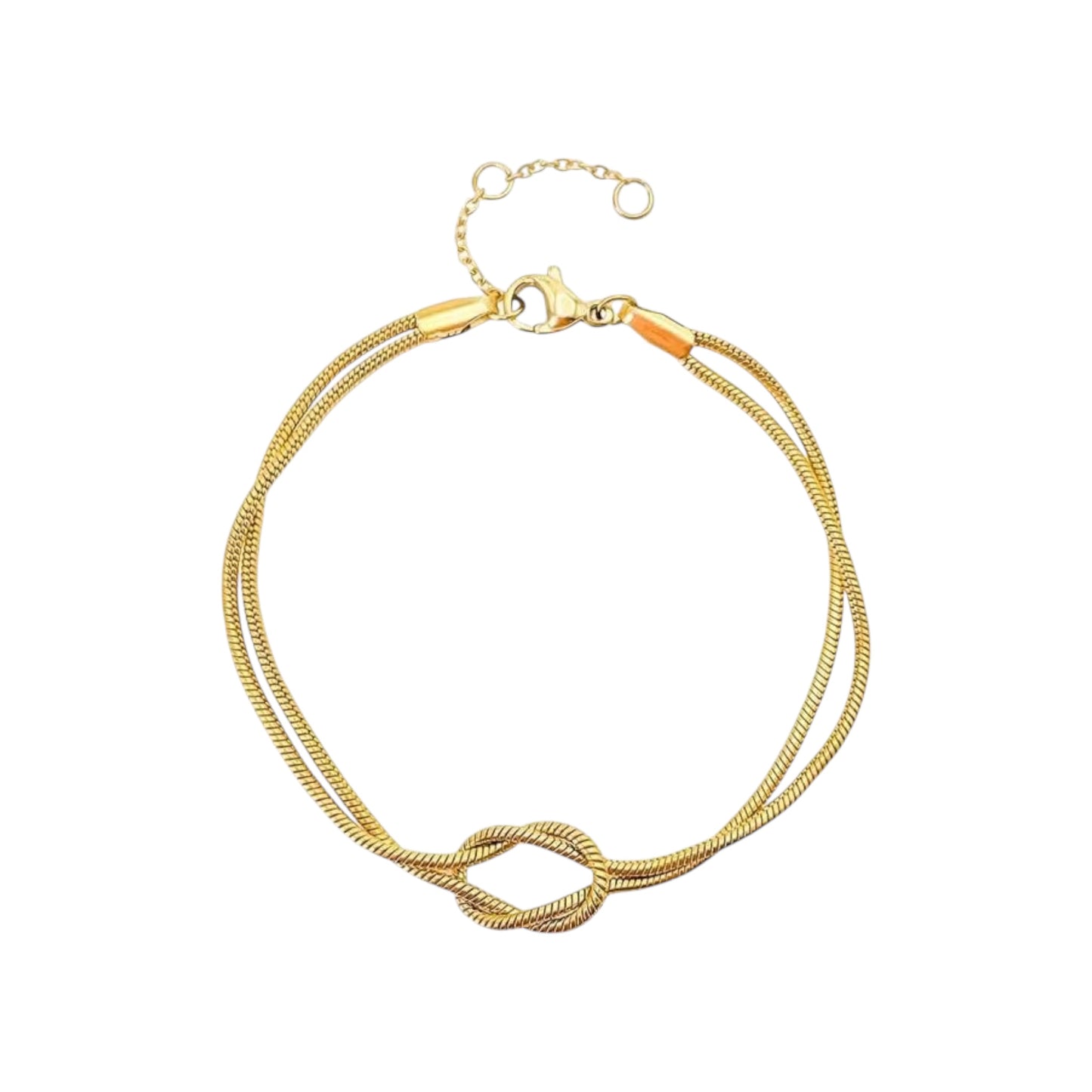 Knotted Tie Bracelet -18K