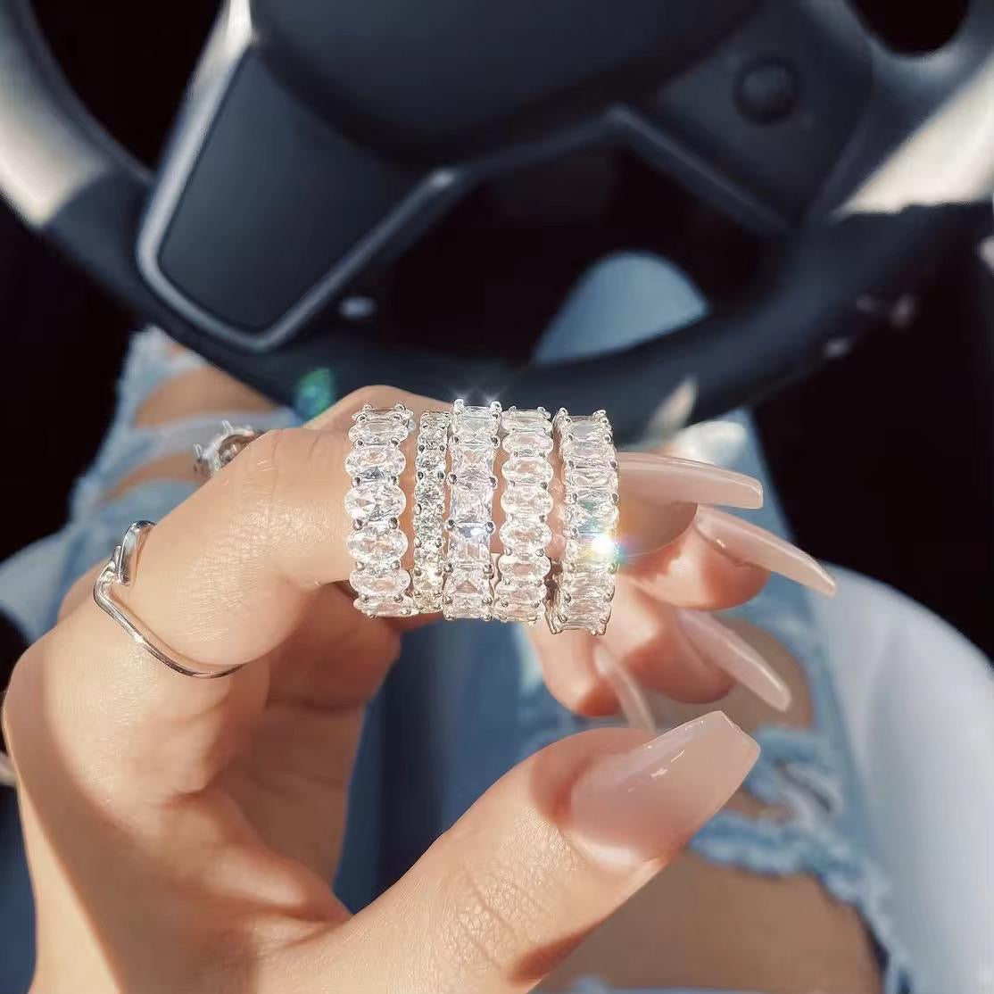 Princess LUX Eternity Band -Silver