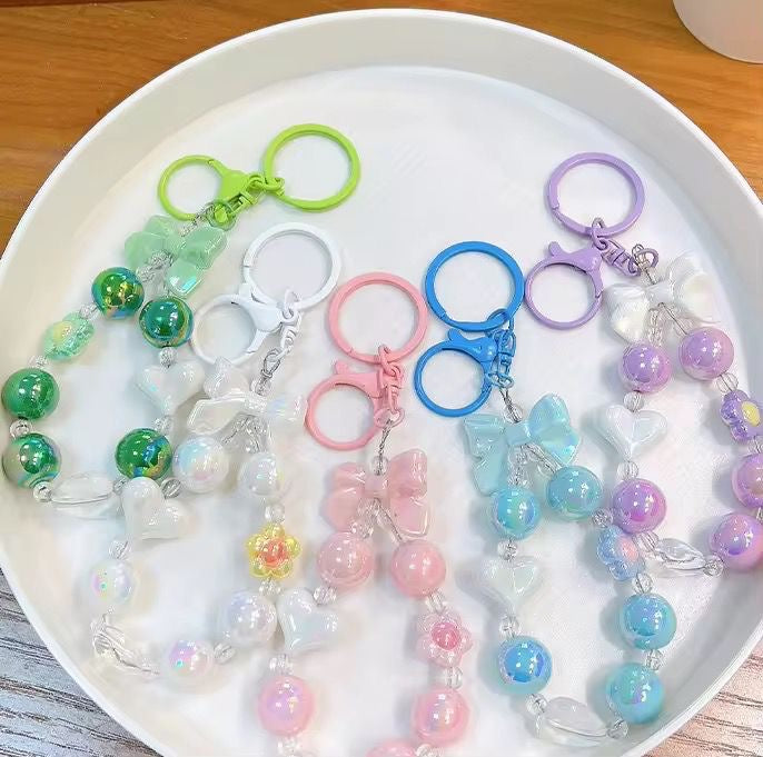 Beaded Bow Phone | Bag Charm X Keychain