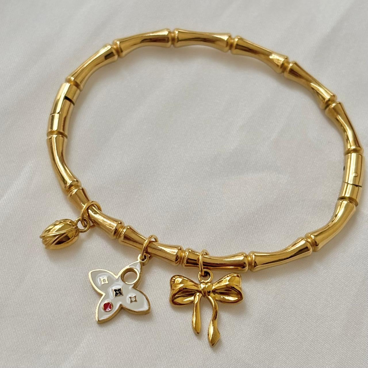 Meadow Bloom Charm Bracelet