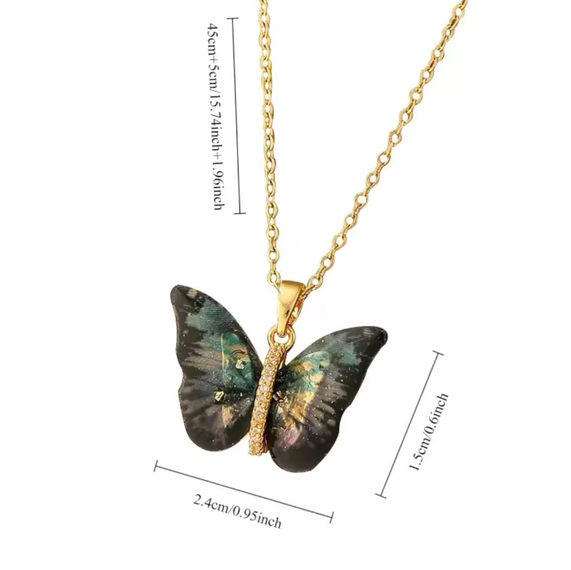 Morphe Crystal Mariposa Necklace