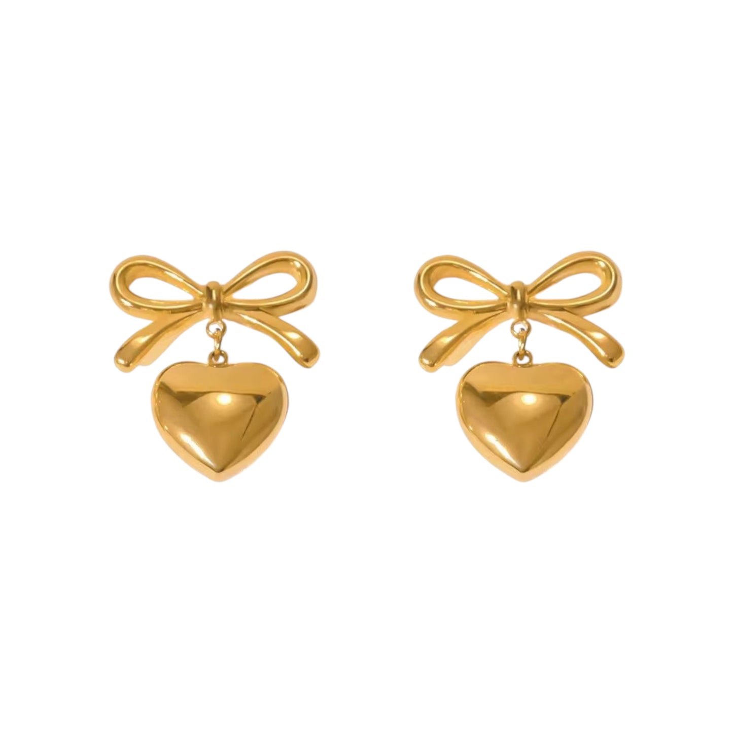 Ballerina Bow Earrings -18K