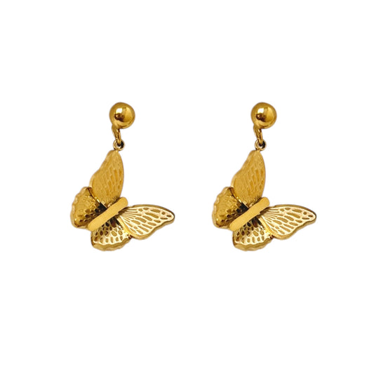 Flutter Charms Earrings -18K