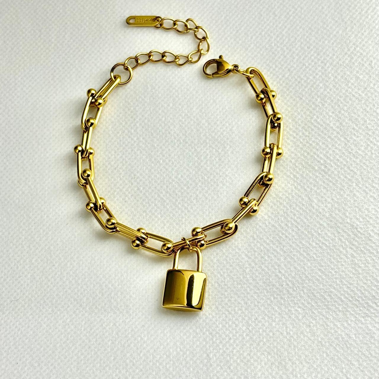Padlock Link Bracelet