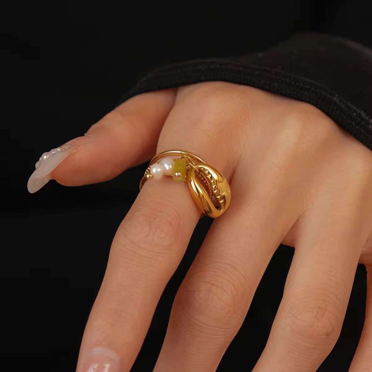 Ariel Oceanic Charm Ring