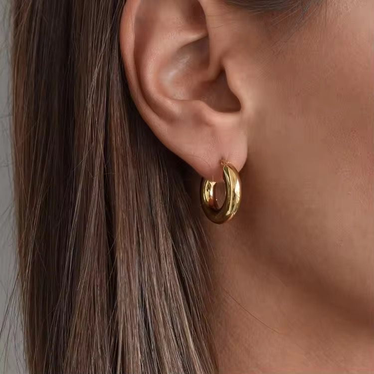 Lysa Gold Hoops -18K