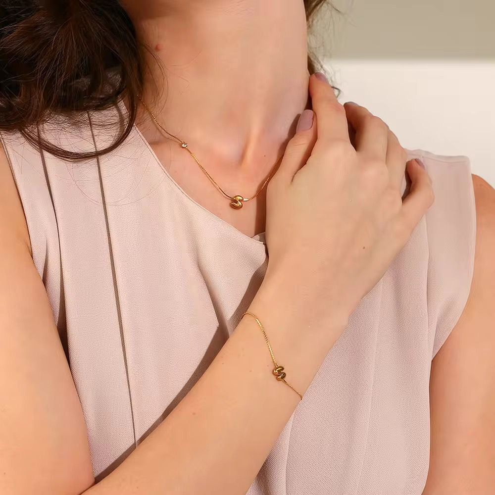 Dainty Initial Bracelets