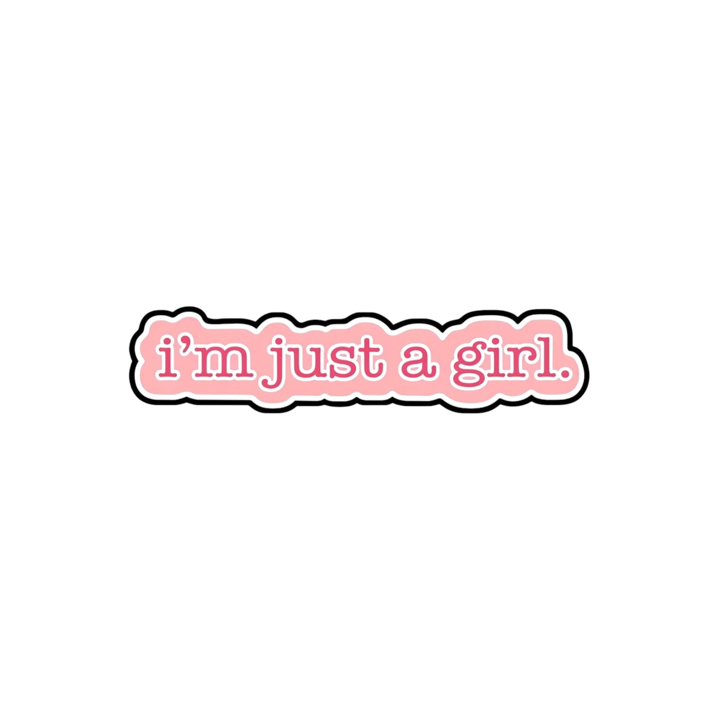 I’m just a girl Phone Metal Charm