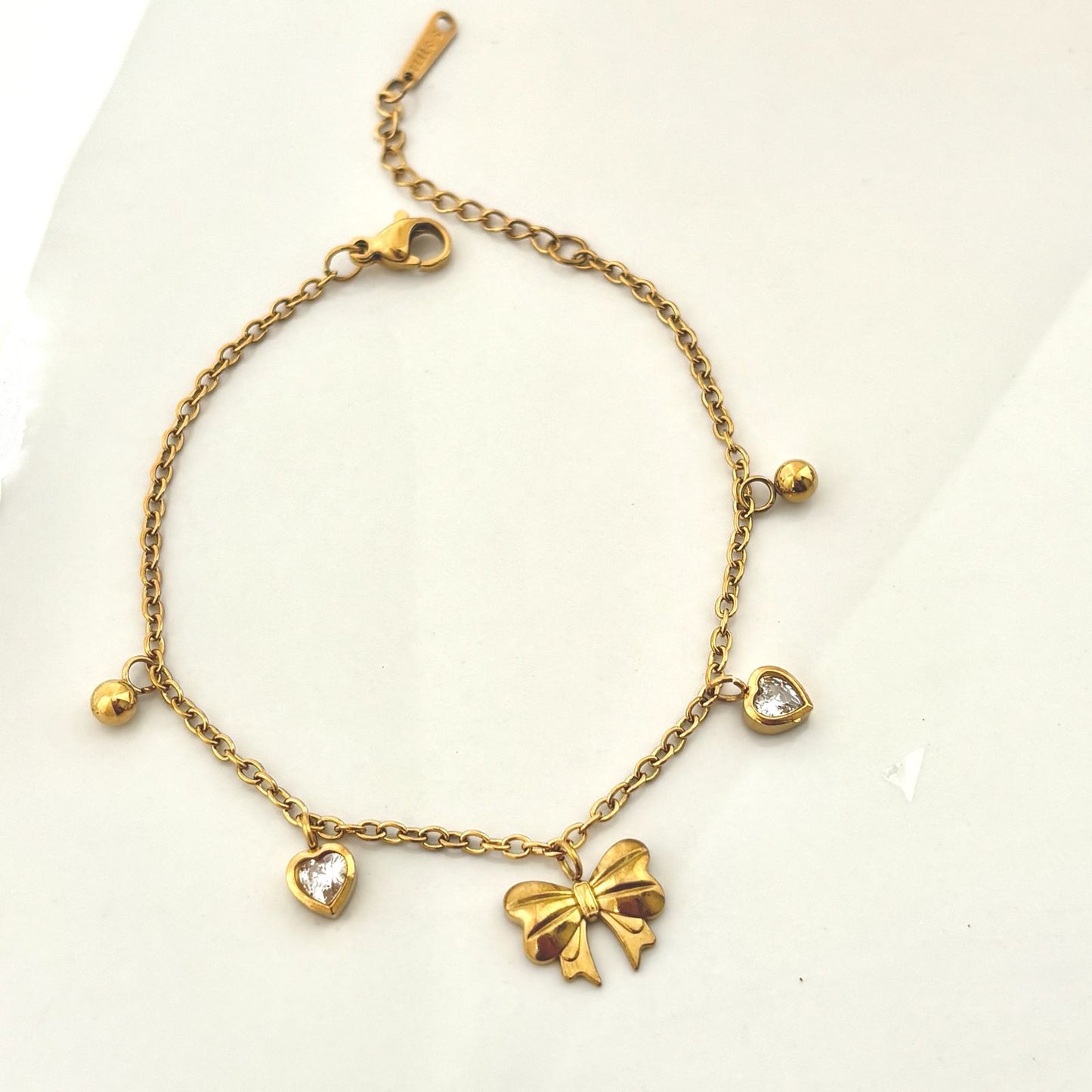 Bow Amour Charm Bracelet