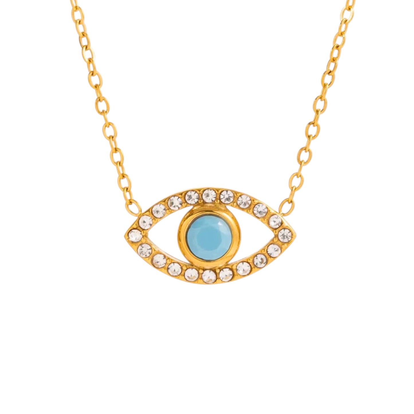 Turkish Eye Aura Necklace