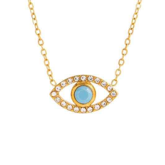 Turkish Eye Aura Necklace