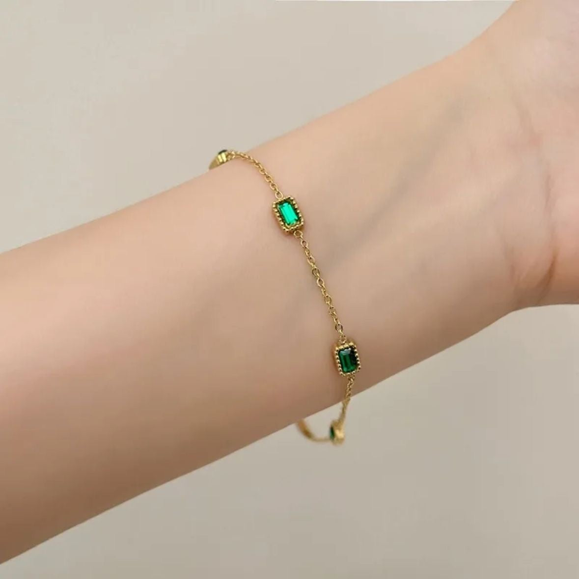 Faerydale Emerald Bracelet -18K