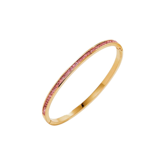 Glitz Bling Bracelet -Baby Pink