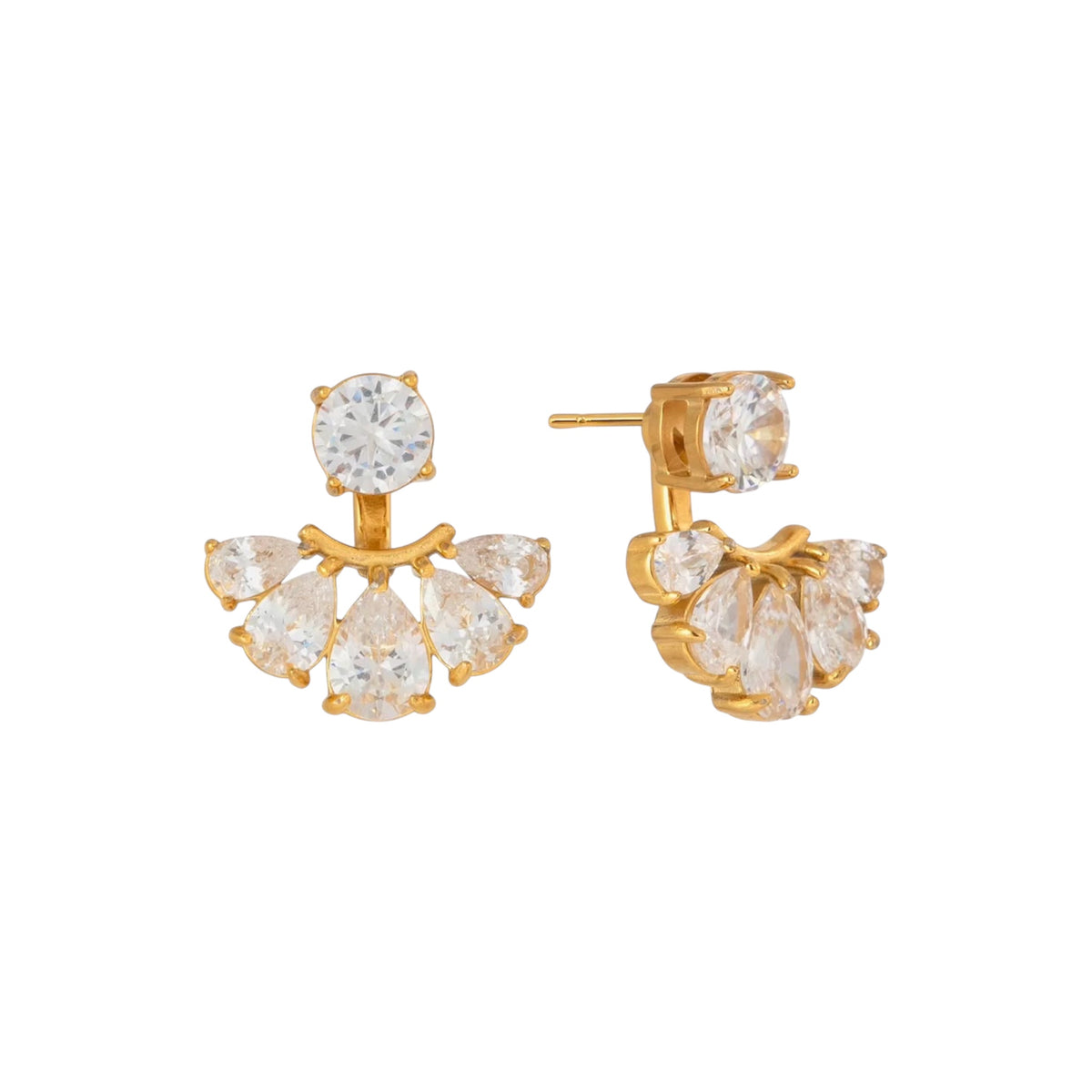 Couronne LUX Earrings -Two Ways
