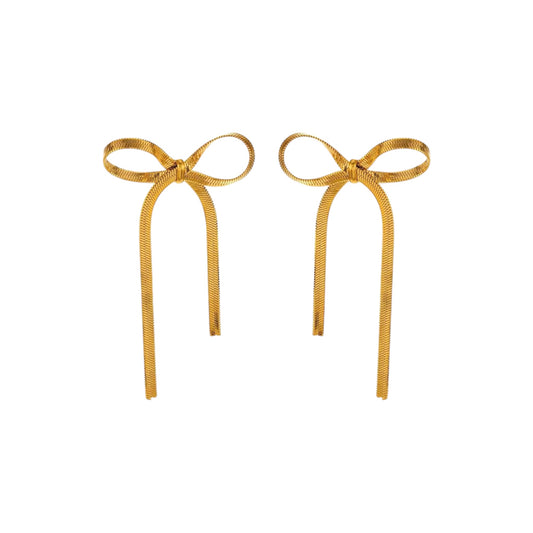 Maisy Bow Earrings -18K