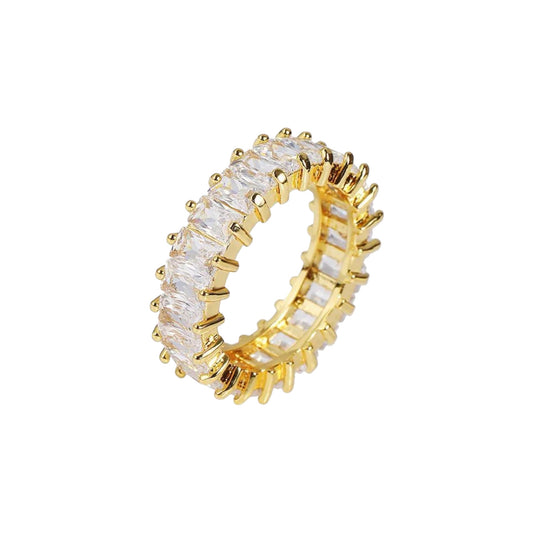 Princess Cut Eternity Band -18K