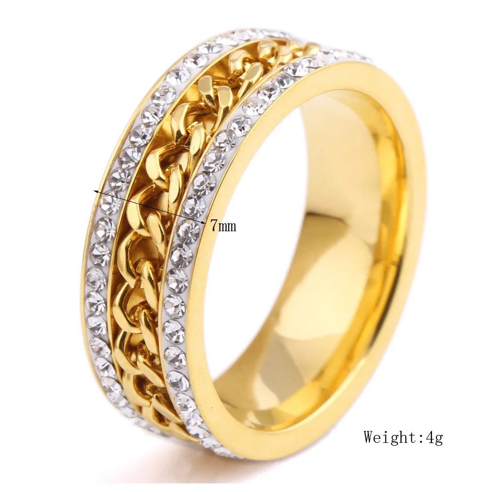 Worth Diamond Cuban Ring -18K