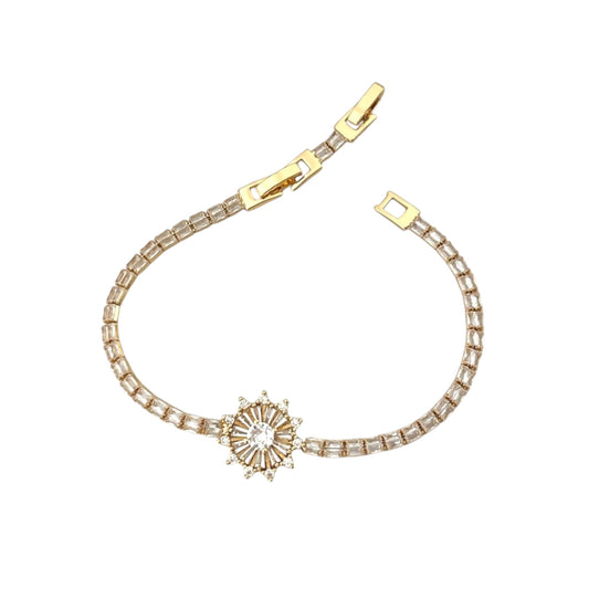 Shimmer Baguette Tennis Bracelet