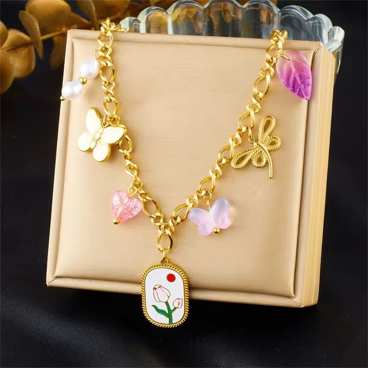 Candy Frappe Charm Necklace