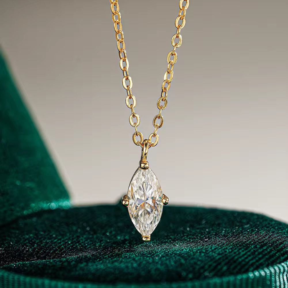 Luxie Marquise Diamond Necklace