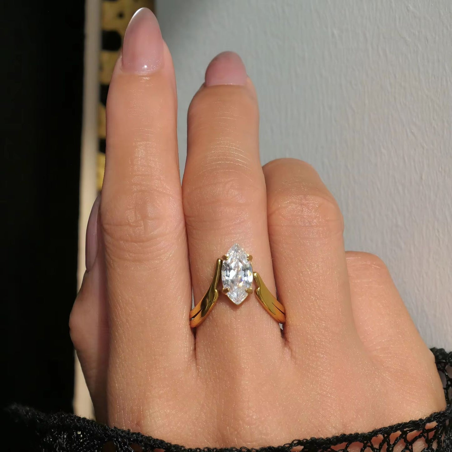 Marquis Diamond Ring