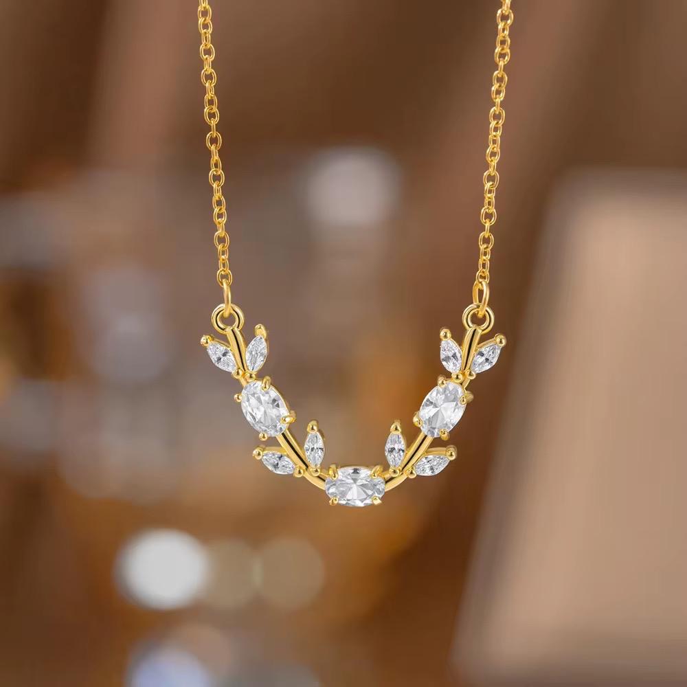 Diamond Tulip Necklace