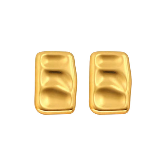 Basque Gold Studs -18K