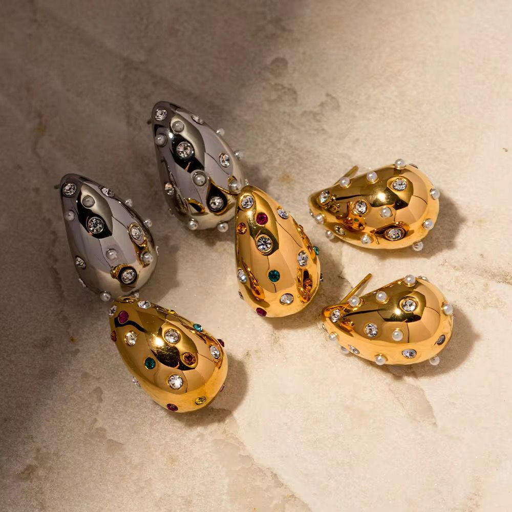 Multi Donna Studs -18K