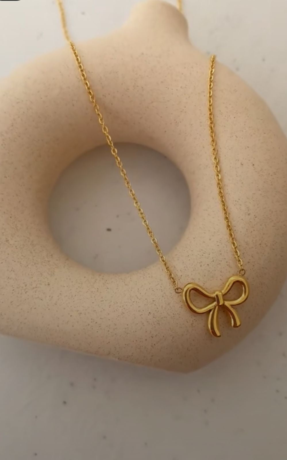 Sweetheart Bow Necklace
