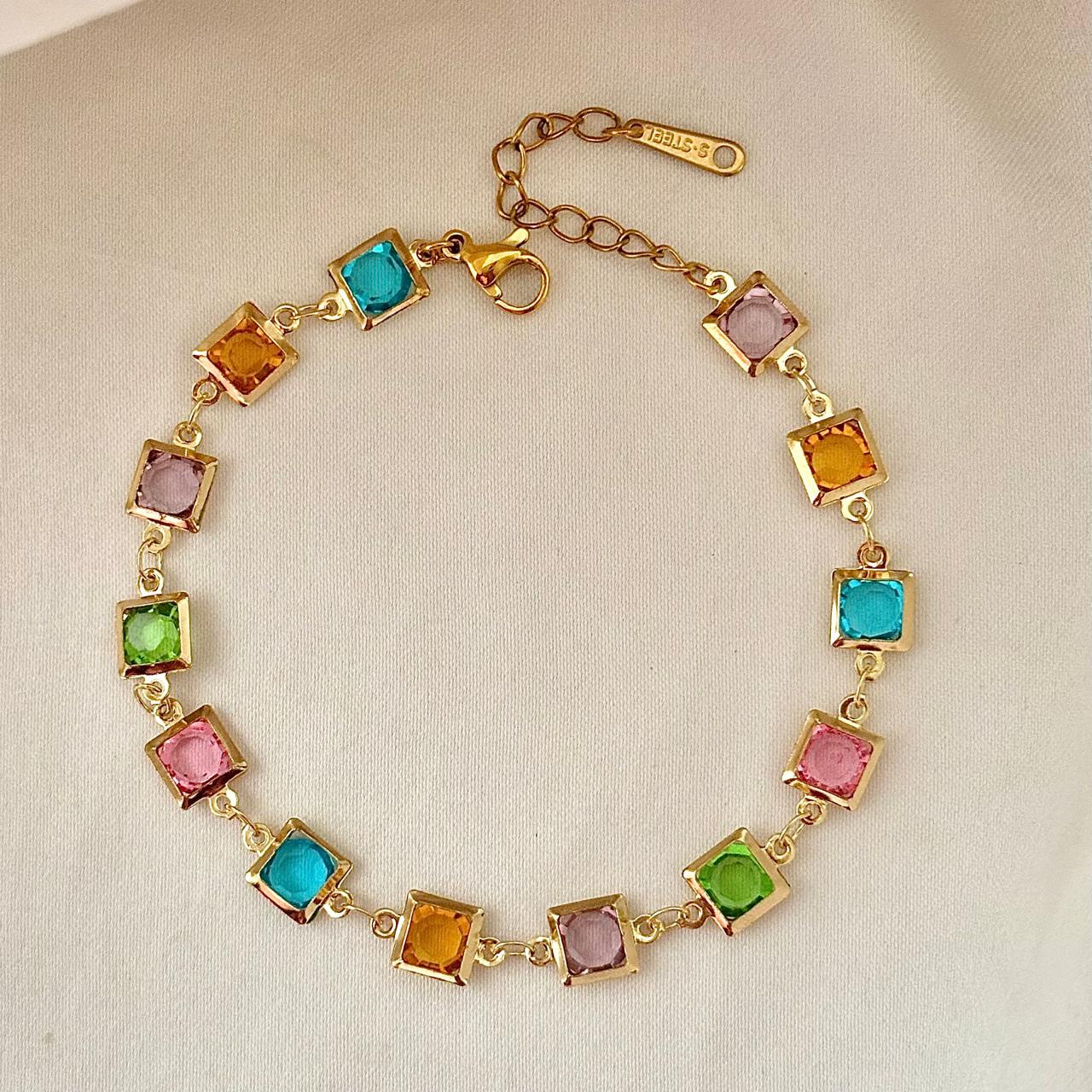 Giselle Multi Crystal Bracelet