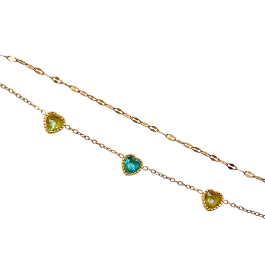 Ésme Heart Layered Bracelet