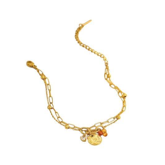 Lucky Charm Bracelet -Ruby