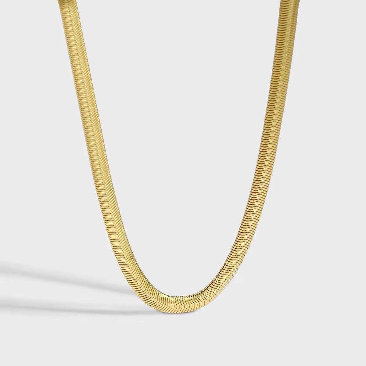 Sleek Serpent Necklace