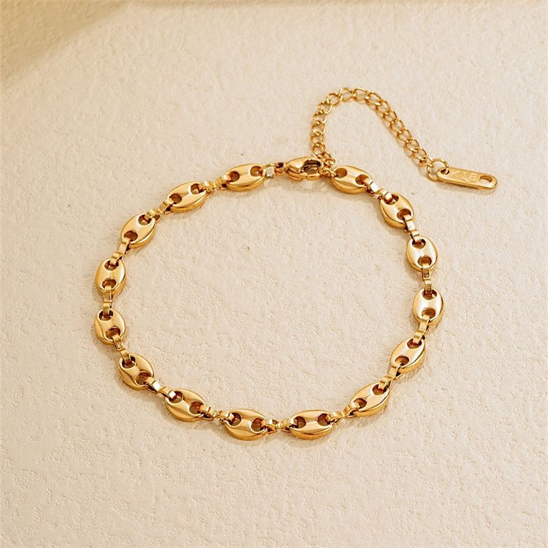 Quinn Link Bracelet -18K