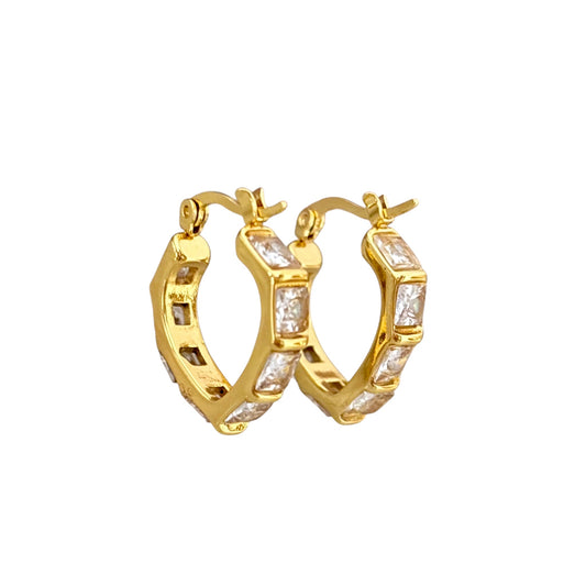 Charlotte Diamantés Hoops