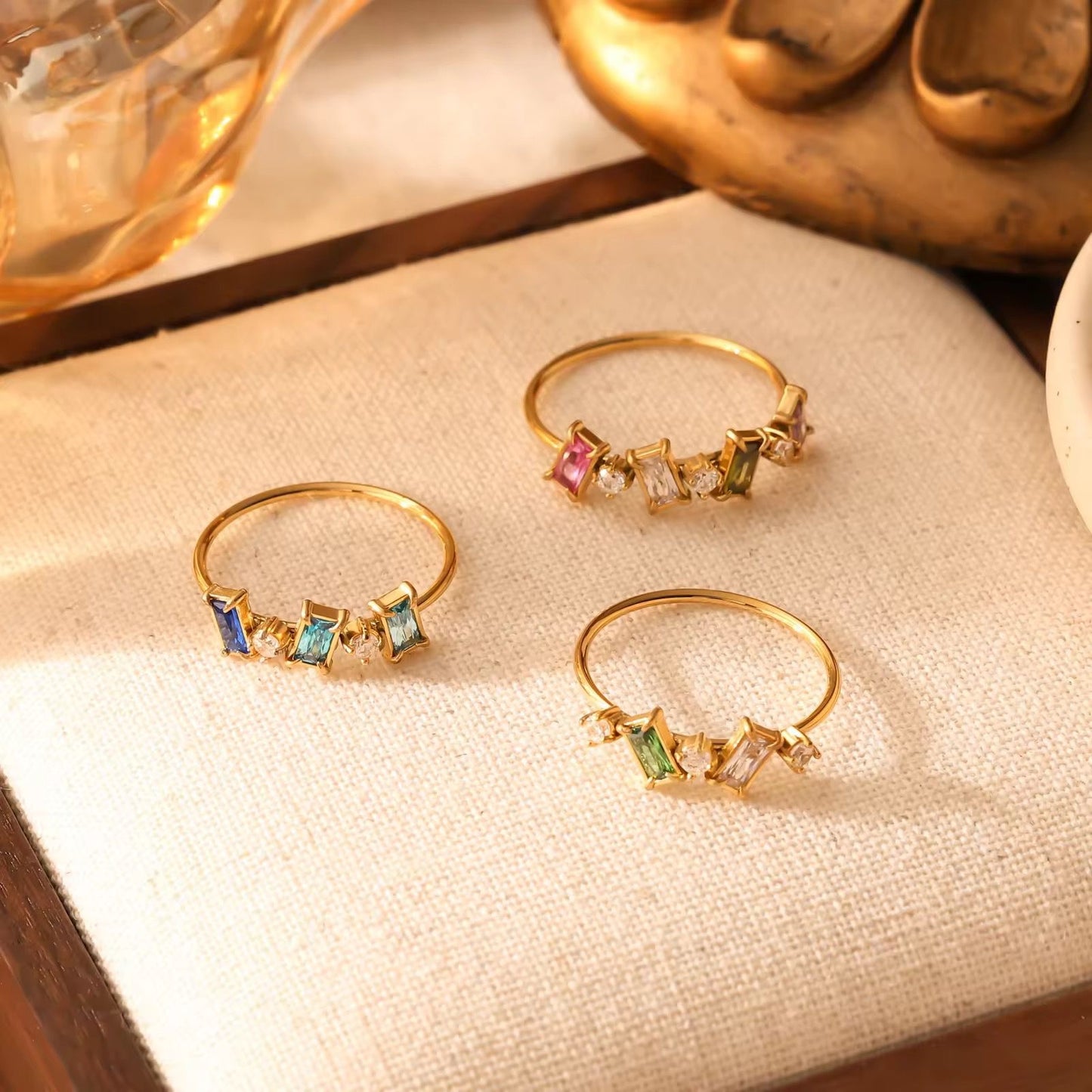 Auric Mosaic Ring