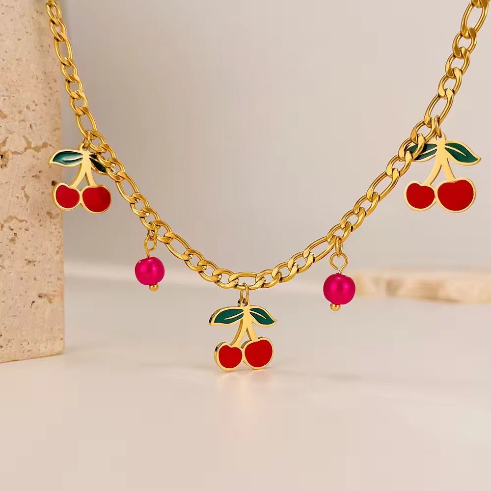 Cherry Berry Charm Bracelet