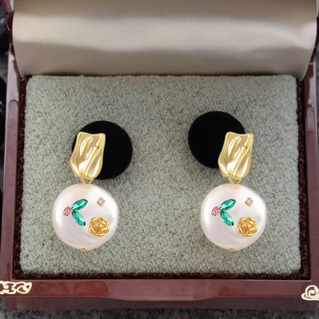 Pearl X Gem Delight Studs