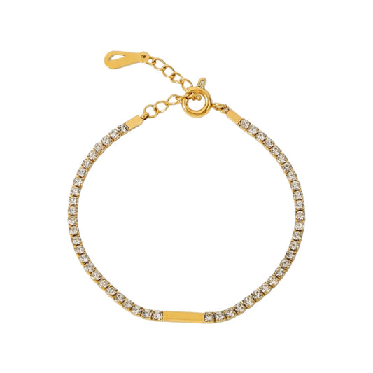 Rexa Honey Tennis Anklet -18K