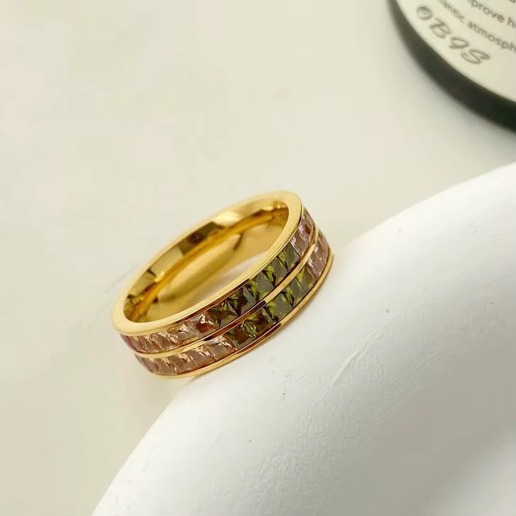 Rainbow Tennis Ring