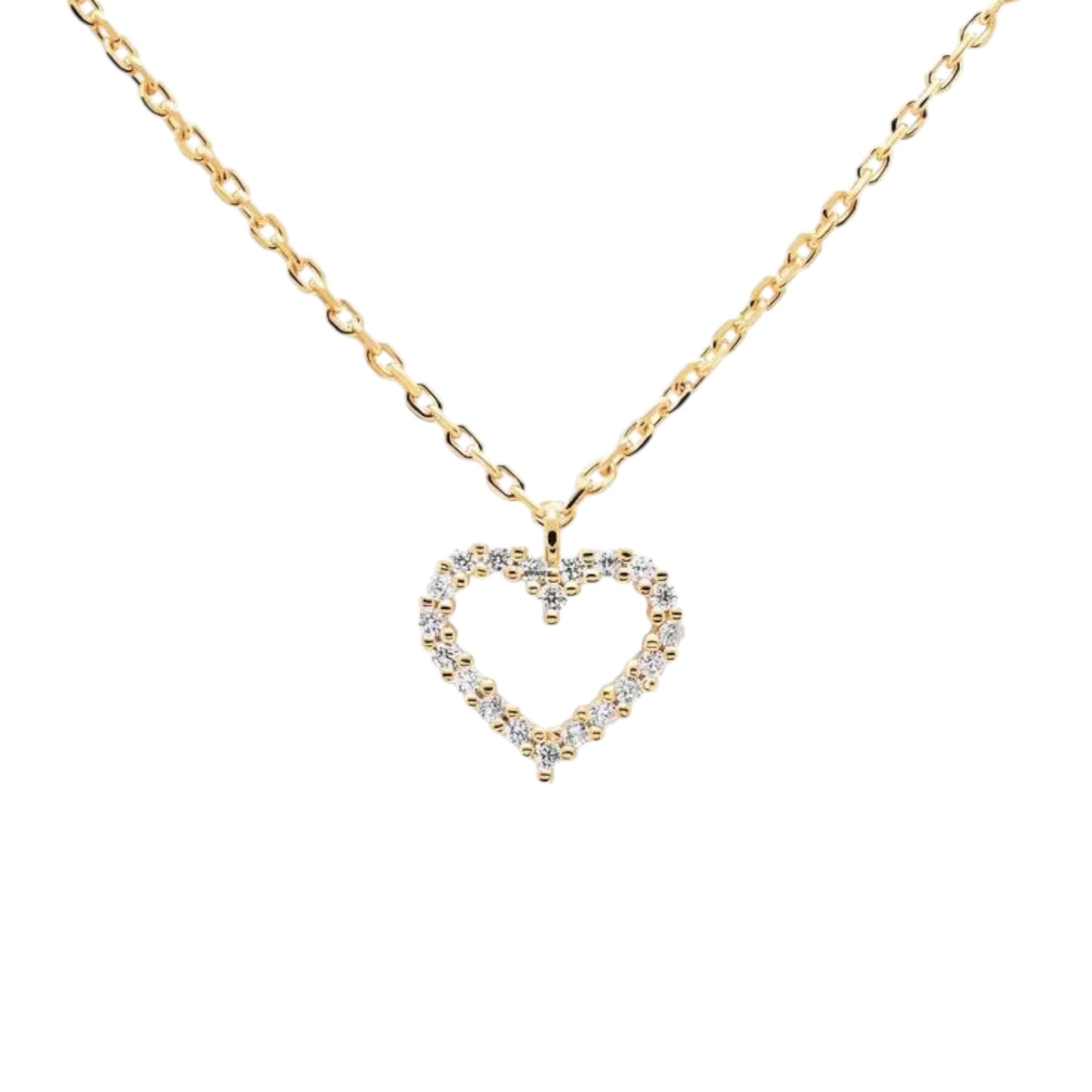 Hollow Heart Necklace