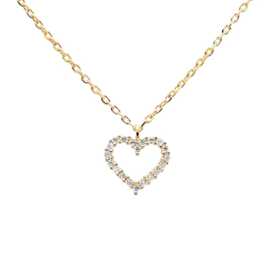 Hollow Heart Necklace