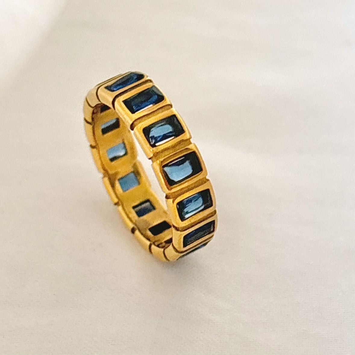 Nebula Navy Blue Ring