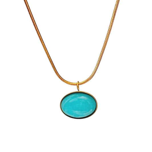 Turquoise Gem Necklace