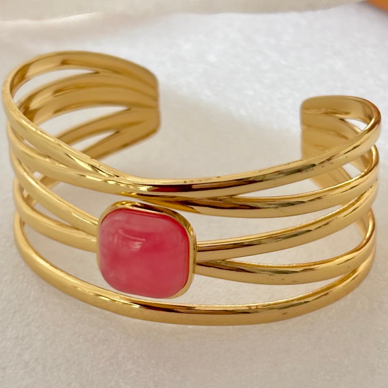 Fuchsia Swirl Cuff
